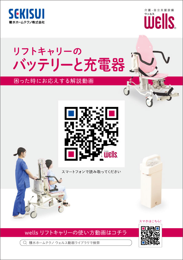 リフトキャリーのバッテリーと充電器